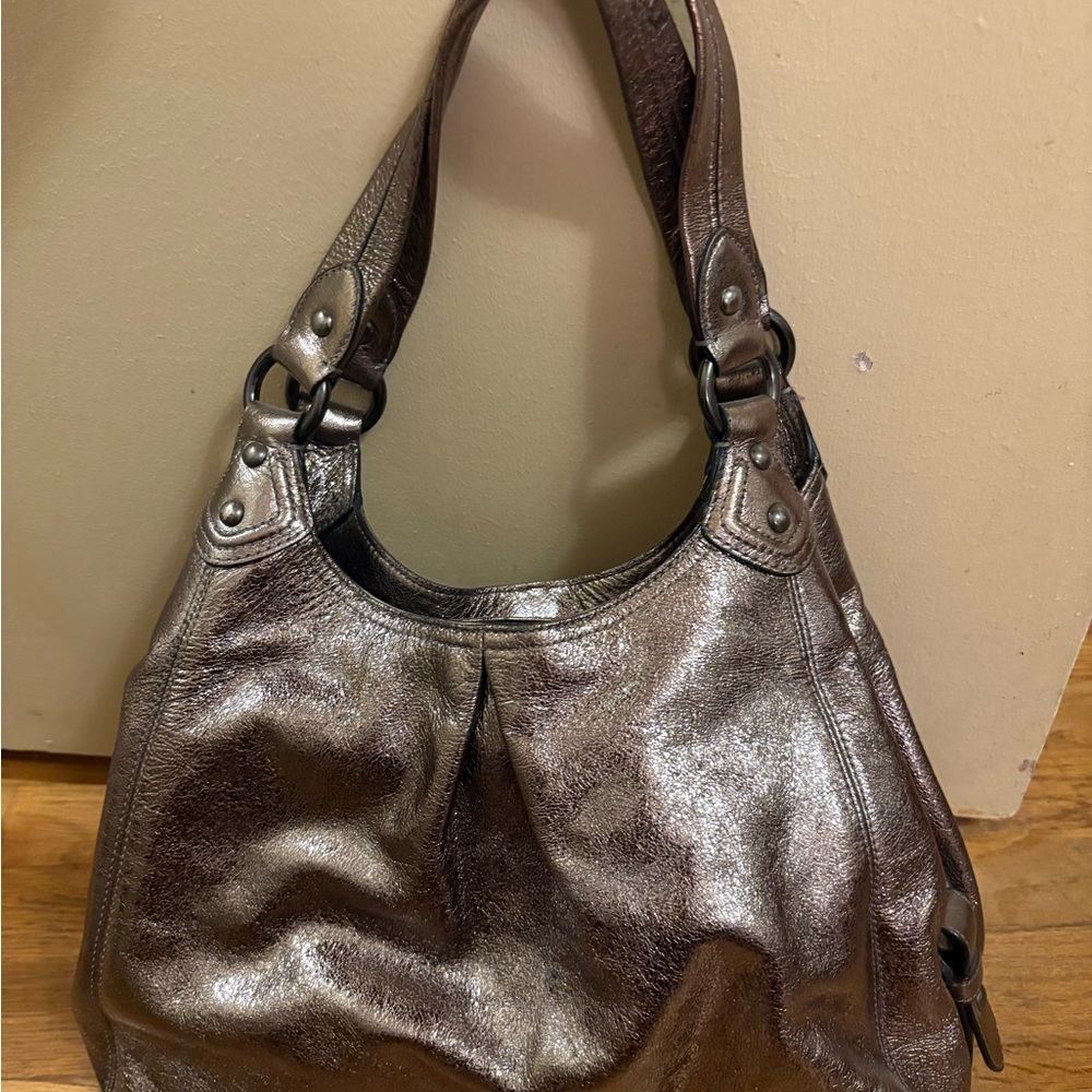 Metallic Coach Bag